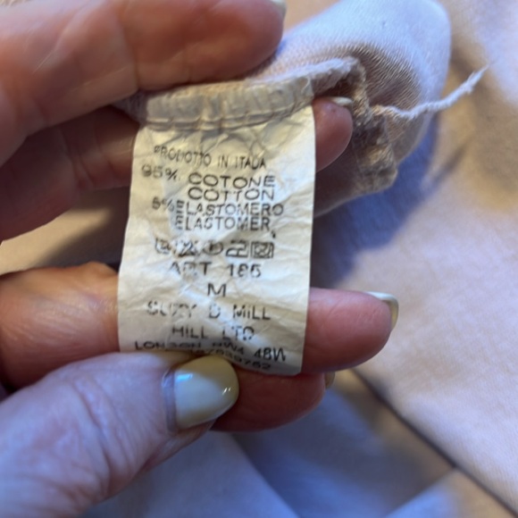 Suzy D London knit top. Cream.  Medium - Picture 6 of 6